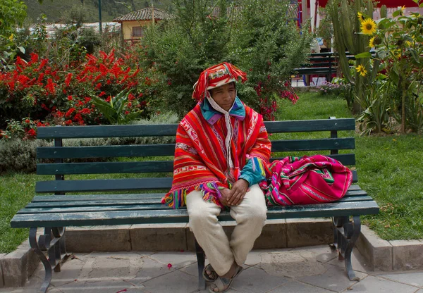 Retrato Del Hombre Quechua Sagrado Vally —  Fotos de Stock