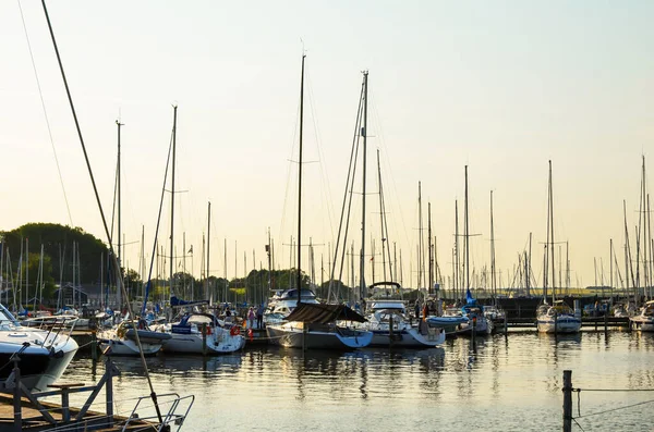 Roskilde Harbor Summer Evening — Stock Photo, Image