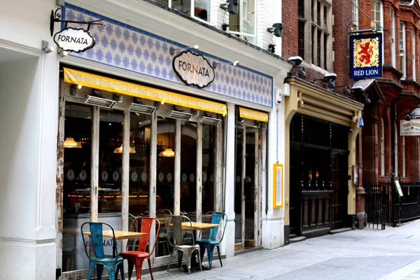 Fornata Restaurant Carnaby Street Londres — Fotografia de Stock