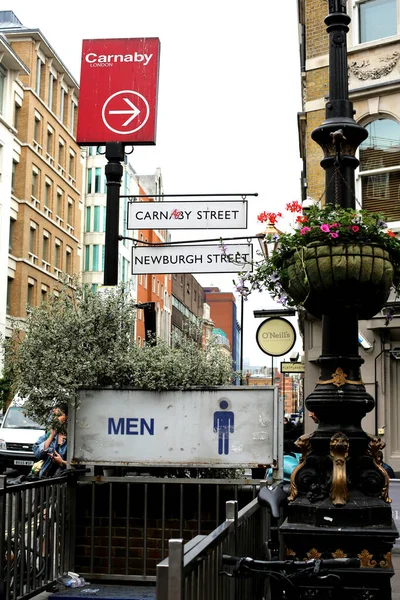 Gents Toilet Carnaby Street London — Stock Photo, Image