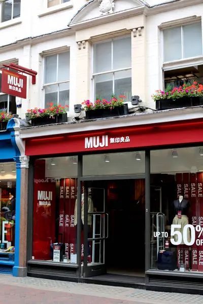Muji Shop Front Carnaby Street London — Stock Photo, Image