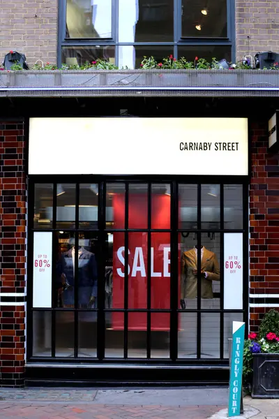Ben Sherman Shop Front Carnaby Street London — Stock Photo, Image