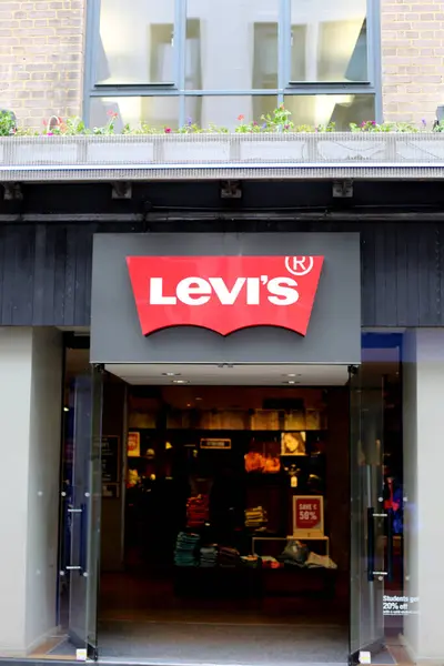 Levi Shop Carnaby Street Londres — Foto de Stock