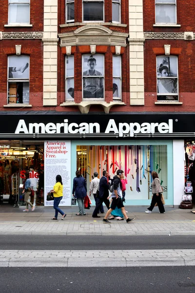 アメリカン アパレル オックスフォード ストリート ロンドン — ストック写真