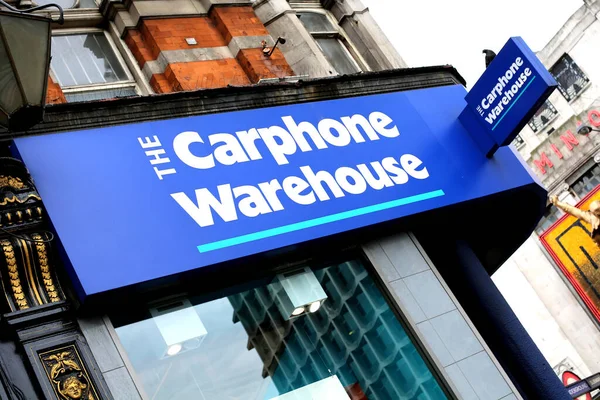 Carphone Warehouse Oxford Street London — Stock Photo, Image
