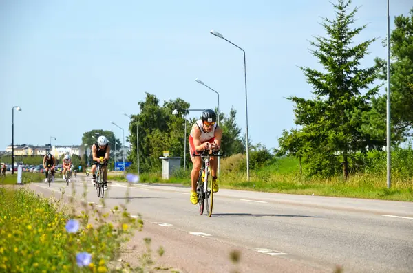 Noorse Ijzeren Triatleten 2013 — Stockfoto