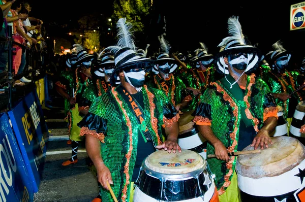 Праздничный Яркий Карнавал Монтевидео — стоковое фото