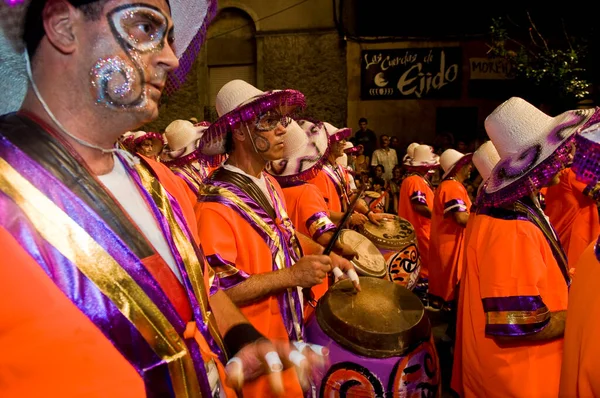 Feestelijke Lichte Carnaval Montevideo — Stockfoto