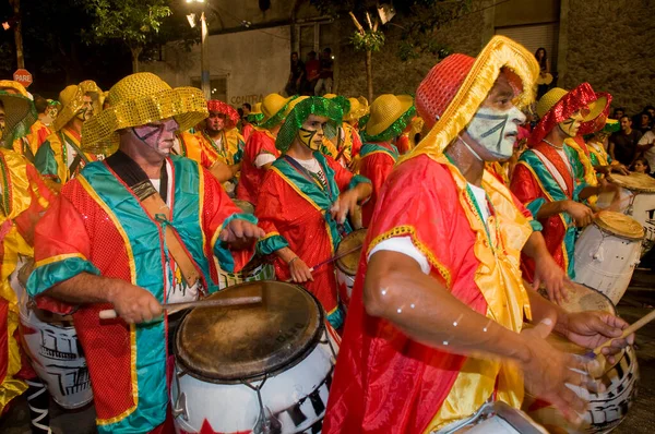 Праздничный Яркий Карнавал Монтевидео — стоковое фото