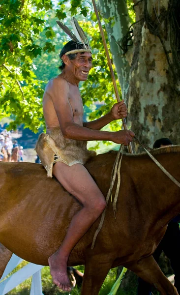 Viering Jaarlijks Gaucho Festival Traditionele Vakantie — Stockfoto