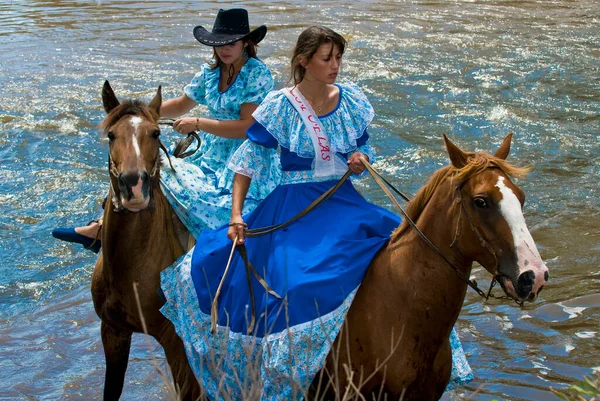 Jährliches Gaucho Fest Traditioneller Feiertag — Stockfoto
