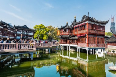 Fang Bang Zhong Lu 'nun en eski çay evi Eski Şangay Çini