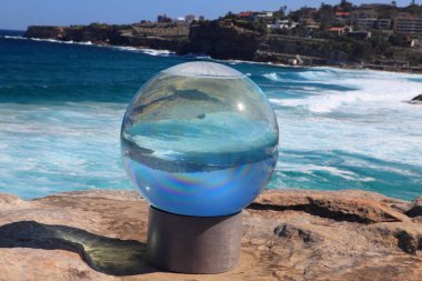 Sculpture by the Sea exhibit at Bondi, Australia