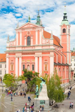 Ortaçağ Ljubljana, Slovenya, Avrupa.