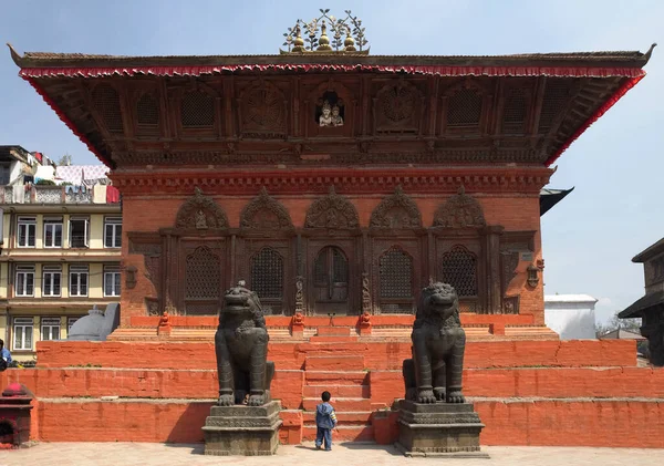 Maison Temple Durbar Square Katmandou Népal — Photo