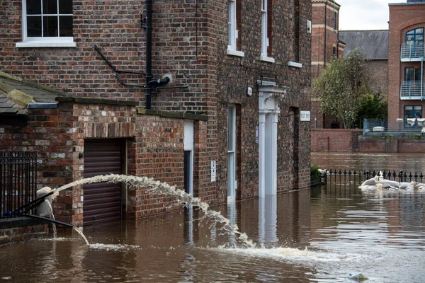 York City Floods United Kingdom — Zdjęcie stockowe