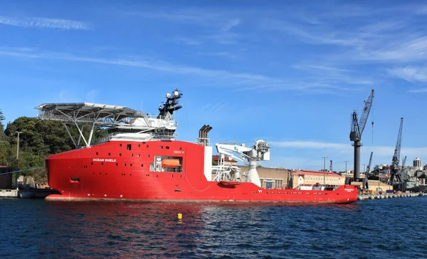 Escudo Oceânico Navio Defesa Australiano — Fotografia de Stock