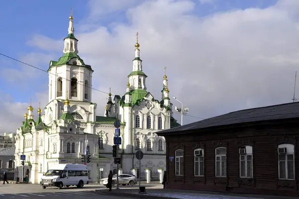 俄罗斯蒂门的斯帕斯基教堂 — 图库照片
