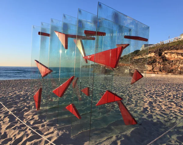 Skulptur Vid Havet Utställning Bondi Australien — Stockfoto