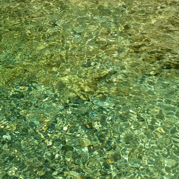 Zielona Woda Rzece — Zdjęcie stockowe