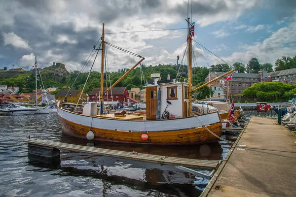 Ausstellung Von Booten Hafen Von Halden — Stockfoto