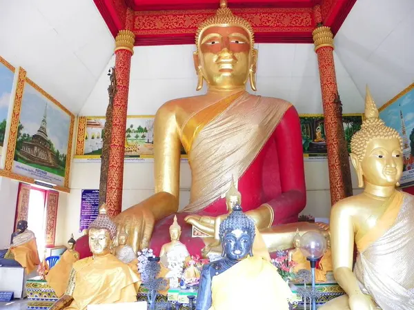 Statues Bouddha Près — Photo