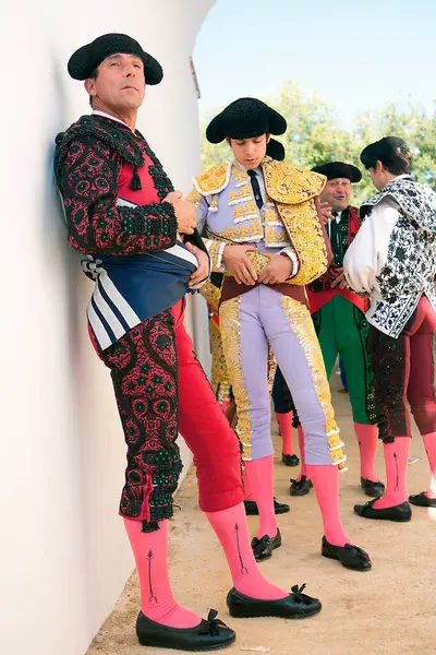 Bullfighters Paseillo Initial Parade Andujar Spain — Stock Photo, Image