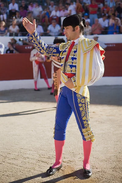 Spanish Bullfighter Morante Puebla Paseillo Initial Parade Linares Jaen Province — Stock Photo, Image