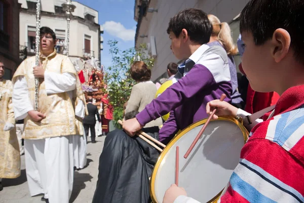 Procissão Semana Santa Andaluzia Espanha — Fotografia de Stock