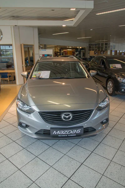 Carro Novo Mazda Exposição Internacional Mostra Motor — Fotografia de Stock