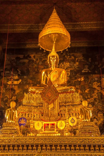 Buddha Statuen Wat Pho Bangkok Thailand — Stockfoto