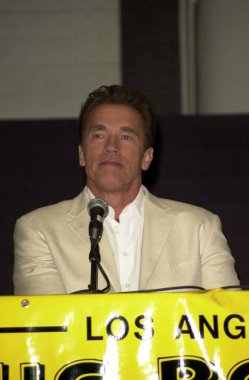 Arnold Schwarzenegger, Los Angeles Çizgi Roman ve Bilim Kurgu Kongresi 'nde. Terminatör 3, Makinelerin Yükselişi