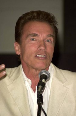 Arnold Schwarzenegger, Los Angeles Çizgi Roman ve Bilim Kurgu Kongresi 'nde. Terminatör 3, Makinelerin Yükselişi