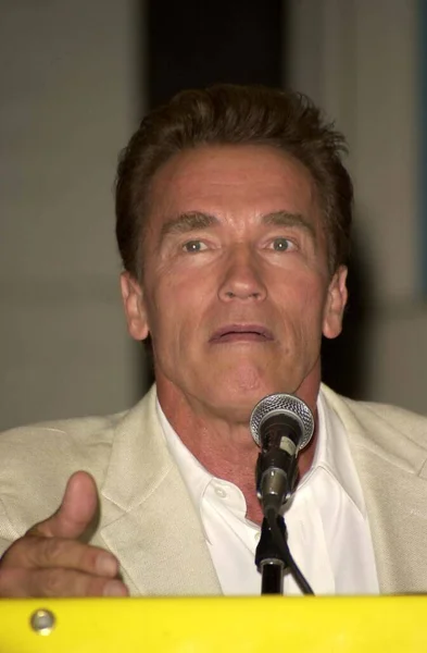 Arnold Schwarzenegger Los Angeles Comic Book Science Fiction Convention Terminator — Foto Stock