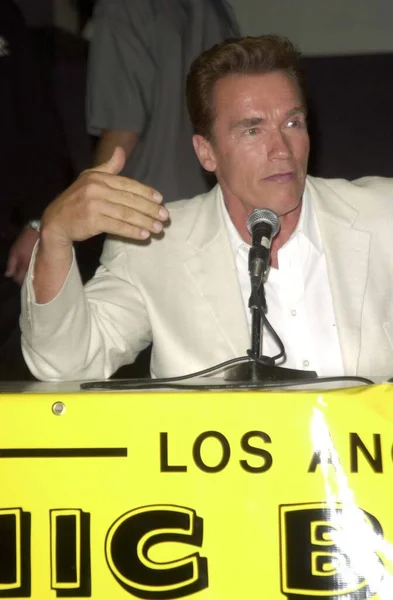 Arnold Schwarzenegger Los Angeles Comic Book Science Fiction Convention Terminator — Photo