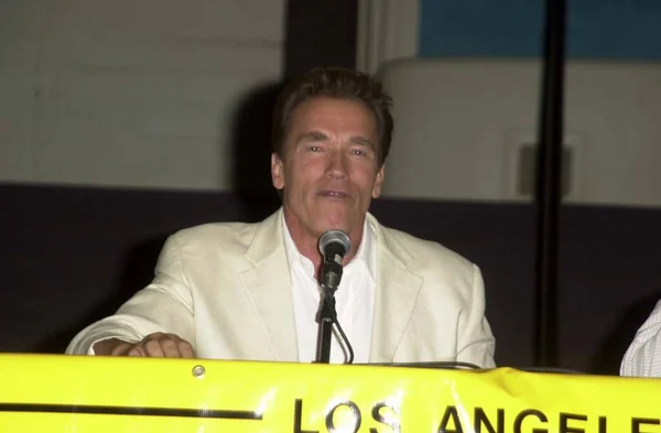 Arnold Schwarzenegger Los Angeles Comic Book Science Fiction Convention Terminator — Fotografia de Stock