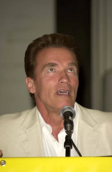 Arnold Schwarzenegger Los Angeles Comic Book Science Fiction Convention Terminator — Foto Stock