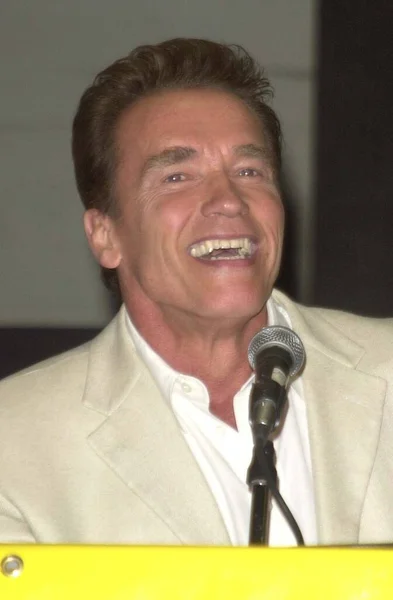 Arnold Schwarzenegger Los Angeles Comic Book Science Fiction Convention Terminator – stockfoto