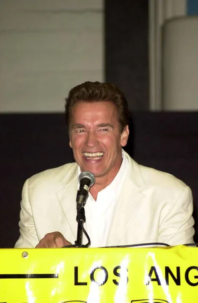Arnold Schwarzenegger Los Angeles Comic Book Science Fiction Convention Terminator —  Fotos de Stock