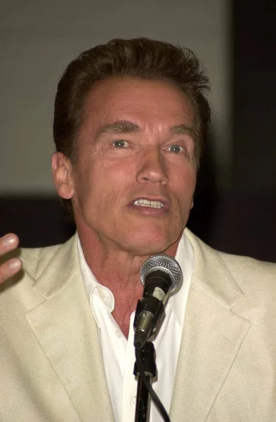 Arnold Schwarzenegger Auf Der Los Angeles Comic Book Science Fiction — Stockfoto