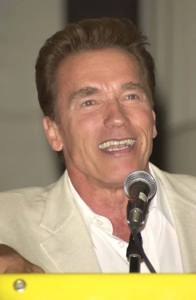 Arnold Schwarzenegger Auf Der Los Angeles Comic Book Science Fiction — Stockfoto