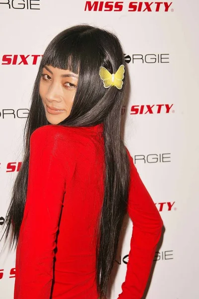 Bai Ling Durante Miss Sixty Energy Kick Fashion Week Los — Foto Stock