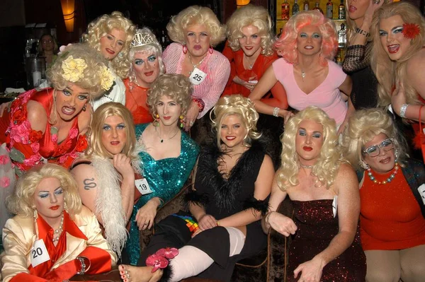 American Model Anna Nicole Smith Drag Queens Auditioning Roles Upcoming — Stock Photo, Image