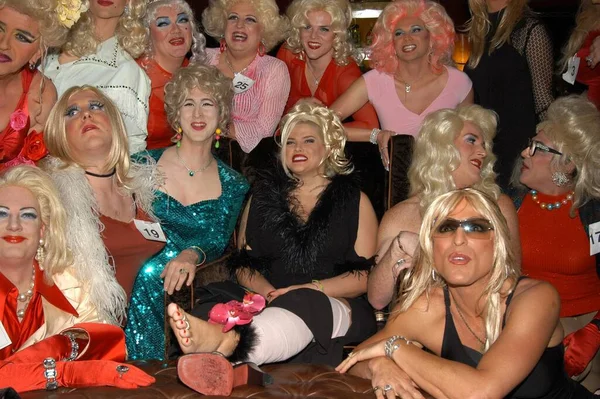 American Model Anna Nicole Smith Drag Queens Auditioning Roles Upcoming — Stock Photo, Image
