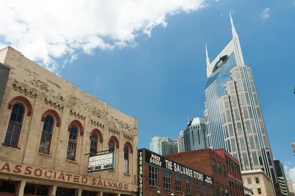 Pohled Budovy Města Nashville Tennessee — Stock fotografie