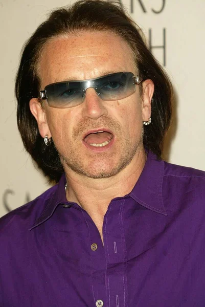Bono Κατά Διάρκεια Της New Conscious Commerce Clothing Line Στο — Φωτογραφία Αρχείου