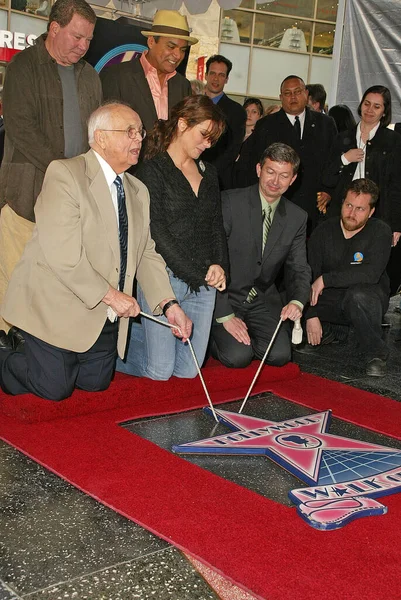 Sandra Bullock Homenageada Com Uma Estrela Calçada Fama Hollywood Eua — Fotografia de Stock