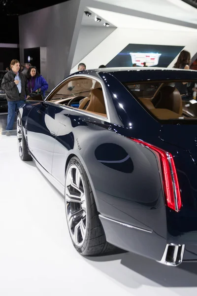 Νέο Αυτοκίνητο Cadillac Elmiraj Concept Στο North American International Auto — Φωτογραφία Αρχείου