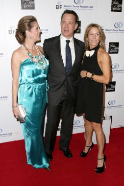 Rita Wilson ile Tom Hanks ve Sheryl Crow.