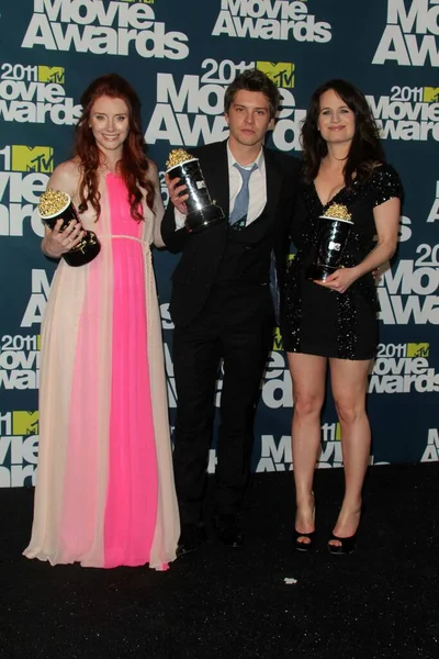 Salle Presse Des Mtv Movie Awards 2011 — Photo